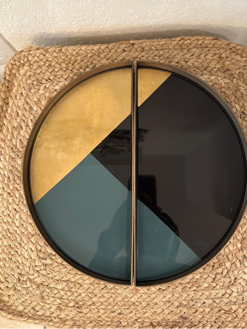 Ethnicraft Notre Monde Round Glass Tray - Picture 6 of 10